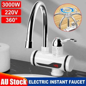 Electric Kitchen Water Heater Tap Instant Hot Water Faucet Tankless Water Heater - Picture 1 of 9