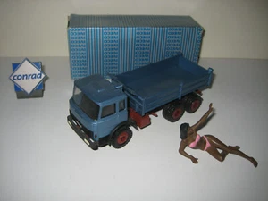 Iveco 3-ACHS Benne Bleu #3240.5 Conrad 1:50 Ovp - Bild 1 von 4
