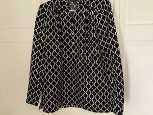 Brooks Brothers schwarz-weißes Hemd/Bluse Größe 4 - Bild 1 von 4