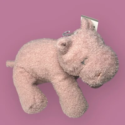 Carters Plush Purple Mauve Lavender HIPPO HIPPOPOTAMUS Security Lovey Toy #68173 - Image 1 of 2