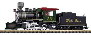 Locomotora Piko Escala G 38260 WP&YR Mini-Mogul 53 con Humo y Sonido Analógico (Escala G - Imagen 1 de 1