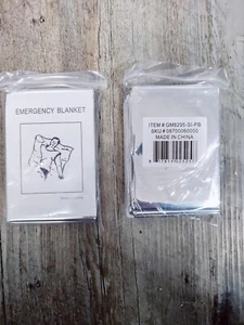 Emergency Blanket Survival Mylar Thermal (5 Pack) - Picture 1 of 3