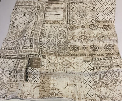 PineCone Hill EuropeanPillow Sham 27”X27” azulejo marroquí blanco roto NUEVO Foto 1 de 4