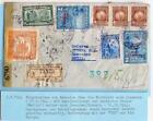 PARAGUAY via USA & GERMANY to SWITZERLAND 1944 Dual Cens Flight Aimail Cover to