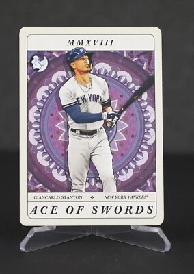 2018 Giancarlo Stanton Tarot Of The Diamond Topps Gypsy Queen #TOD-10 Ace Sword - Image 1 of 2
