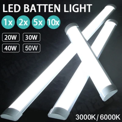 LED Leuchtstoffröhre 120cm 60cm 150cm Neonröhre Röhrenlampe Wannen Leuchte Tube - Bild 1 von 4