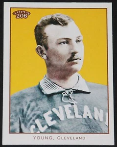 2009 TOPPS 206 T-206 SP SHORT PRINT VARIATION CY YOUNG CLEVELAND SPIDERS NAPS - Picture 1 of 2