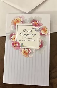 With Sympathy In The Loss Of A Loved One 5”x7.75" Stockwell Greeting Card - Picture 1 of 15