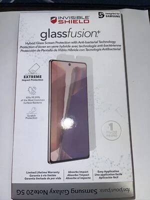 ZAGG Samsung Galaxy Note 20 5G Glass Fusion Screen Protector Invisible Shield - Image 1 of 2