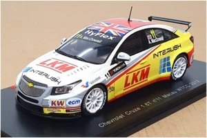 Spark 1/43 Scale S2492 - Chevrolet Cruze 1.6T Macau WTCC 2012 #11 Macdowall - Picture 1 of 5