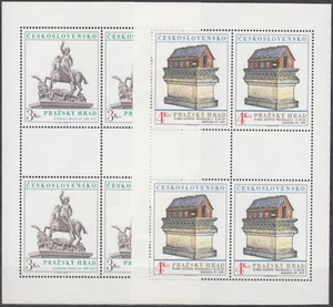 CECOSLOVACCHIA - 1982 STAMPA FOGLI ARTE Mi. 2675-2676 Sc. 2420-2421 - **MNH** - Foto 1 di 1