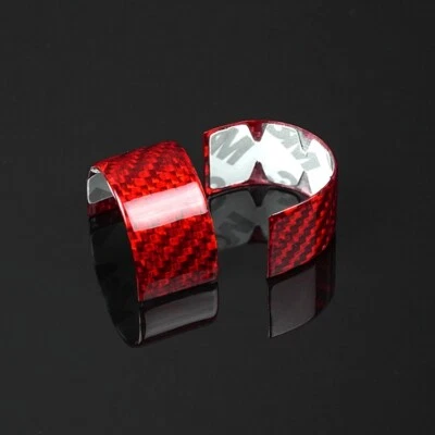 Mirino volante in Vero Carbonio Fiat 500 Abarth 595 695 Rosso