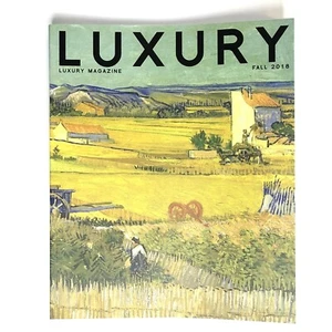 Luxury Magazine Fall 2018 Issue Style Design Lifestyle Travel Art - Imagen 1 de 9