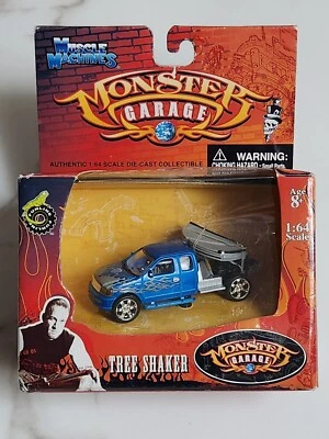 2005 Muscle Machines Monster Garage "Tree Shaker" Blue Ford F-150 1:64 - Image 1 of 4