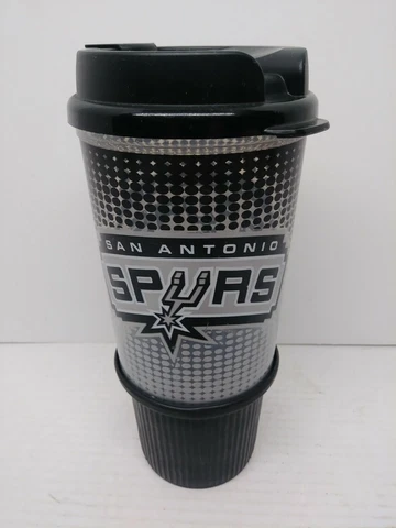 San Antonio Spurs Travel Insulated Mug/Cup Thermos NBA Sports Design Collect (H Cover