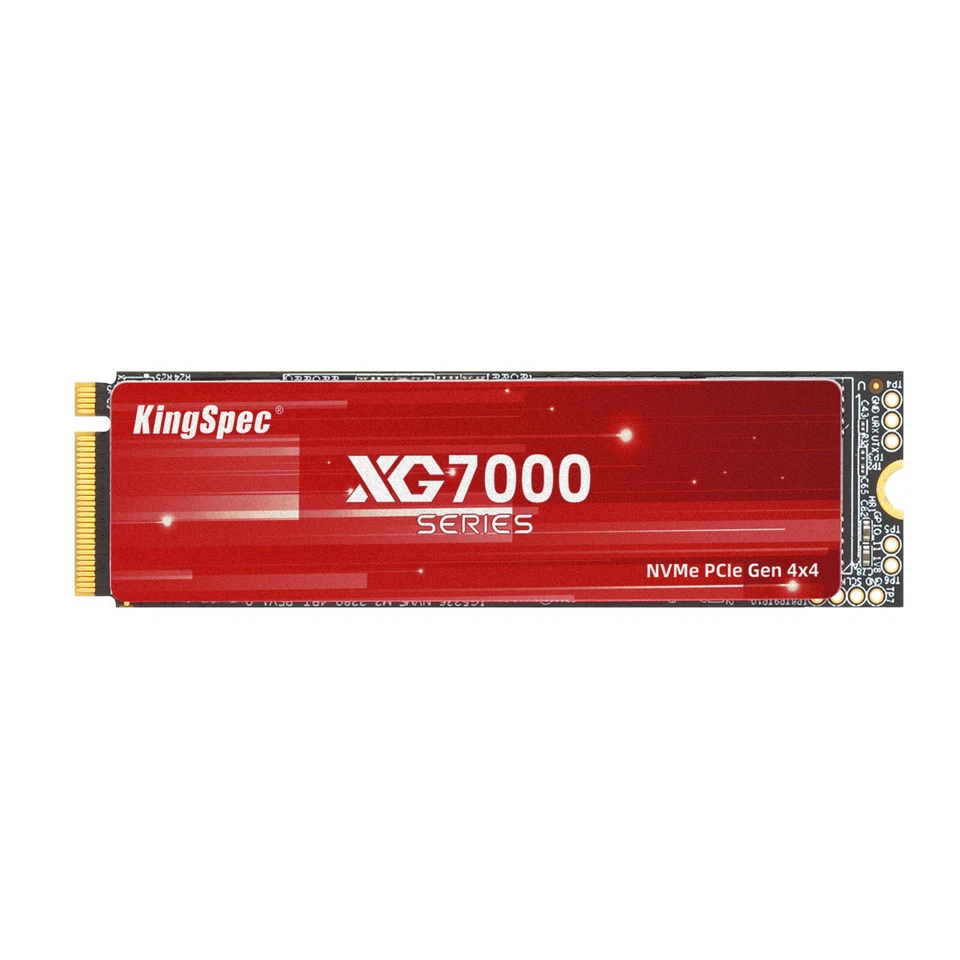 KingSpec XG7000 1TB 2TB 4TB HIGH SPEED - Internal SSD PCIe 4.0 Gen 4 x4 NVMe M.2 - Image 1 of 4