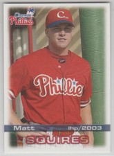 2003 Grandstand Clearwater Phillies #NNO Matt Squires