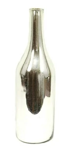 Große dekorative Flasche, verspiegelte Oberfläche, Handarbeit - 20 cm hoch - Bild 1 von 4
