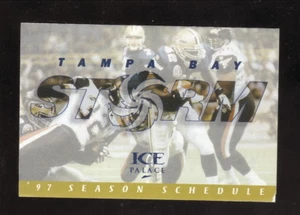 Tampa Bay Storm 1997 Pocket Schedule AFL - Imagen 1 de 2
