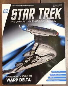 Eaglemoss Star Trek Official Starships United Earth Starfleet Warp Delta #82 Mag - Picture 1 of 2