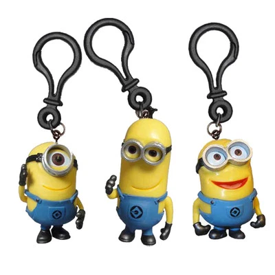 DESPICABLE ME 2 MINION 3D BAG CLIP - CHOOSE DESIGN BRAND NEW DAVE STUART TIM