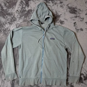 Patagonia Herren Hoodie mit durchgehendem Reißverschluss Langarm Größe Large pastell hell türkis - Bild 1 von 8