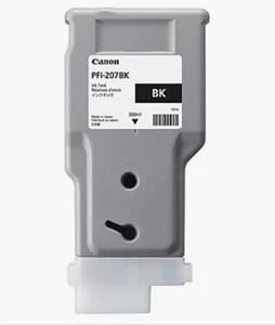 Canon Genuine PFI-207BK Black Ink Cartridge Sealed - Picture 1 of 3