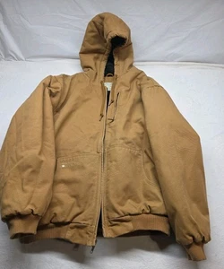 Cabela’s Cuello Áspero Pato Lona Cremallera Completa Con Capucha Para Hombre Talla XL Alto Ver Desc. - Imagen 1 de 12