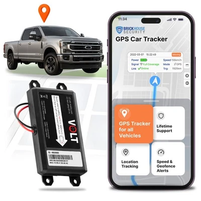 Brickhouse Security Livewire Volt Wired Car Tracker with GPS Tracking & Mapping - Image 1 of 4