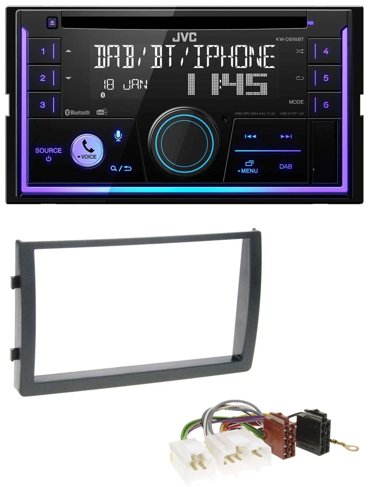 JVC MP3 USB 2DIN DAB Bluetooth CD Autoradio für Nissan Altima 2005-2006 - Bild 1 von 4