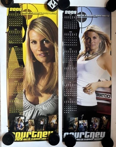 Cartel calendario Matco Classics 2009 armario pin up Courtney Matco herramientas - 2 piezas - Imagen 1 de 11