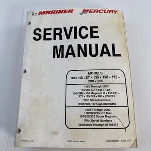 Mercury Manual 105 140 Jet 135 150 175 200 225 Magnum Max # 90-824052R3 - Read - Bild 1 von 6