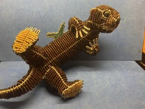 Retro Handarbeit! - Glasperlen & Draht Figur, - Afrikanischer Dschungel (Wiesel) - Bild 1 von 7