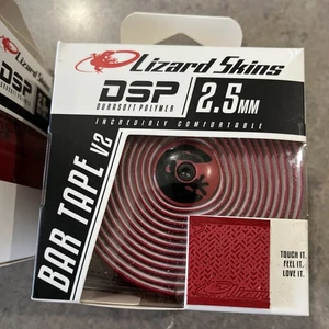 (2) Lizard Skins DSP 2.5mm V2 Crimson Red Bicycle Handlebar Tape New In Box - Picture 1 of 4