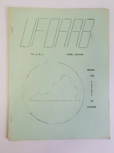 UFO Analysis And Research Bulletin V 1 No. 5 Winter 1969 Virginia UFO Sightings - Picture 1 of 8