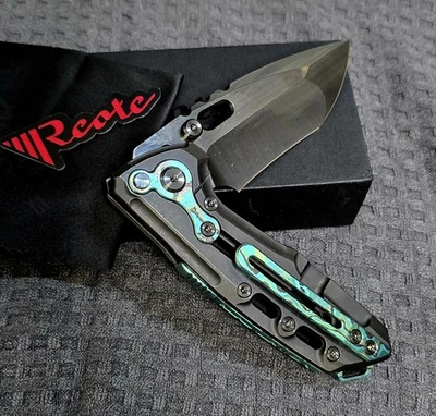 Cuchillos Reate T1000 V2 DLC M390 verde circuti Foto 1 de 4