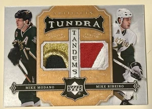 Artefactos de cubierta superior 2007-08 tándems de tundra/35 Mike Modano Ribeiro #TT-MR HOF - Imagen 1 de 2