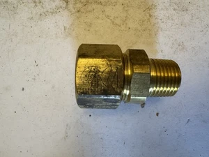 1/2" Tube x 1/2" Male Adapter Brass Compression Fitting - 4 Pieces - Picture 1 of 6