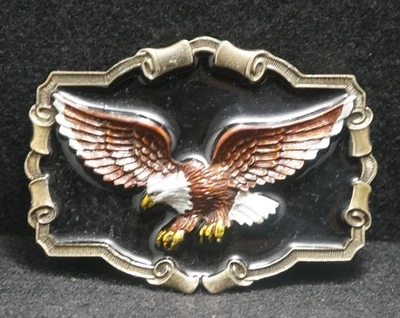 WA03172 HEBILLA VINTAGE *NOS* 1983 VOLADORA A TODO COLOR ***ÁGUILA CALVA*** Foto 1 de 2