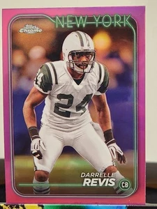 2024 Topps Chrome - Darrelle Revis #146 Pink Refractor - Picture 1 of 2