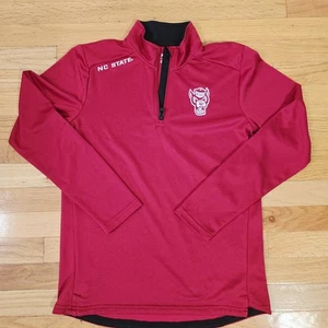 NC State Wolfpack Gen2 Quarter Zip Long Sleeve Shirt Youth Size Large 14/16 - Picture 1 of 6