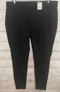 Terra and Sky Women's Plus Size Pull On Jeggings/Jeans, Black 2X(20W-22W) NWT - Picture 1 of 3