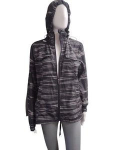 Kyodan 100% Polyester Hoodie Black And Gray Medium - Picture 1 of 7