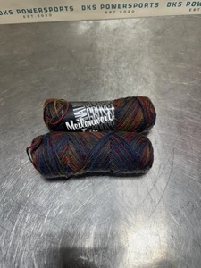 lana grossa meilenweit Fun 80% Virgin Wool 20% Polyamid 2 Skein Lot - Picture 1 of 3