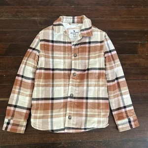 Abercrombie Girls Shaket, Thick, Warm, Button Up, Size 13/14,flannel Pattern - Picture 1 of 5