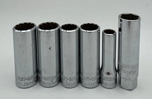 Harley Davidson 6 Piece Drive Deep Socket Set. Extremely Clean. See Description - Imagen 1 de 20