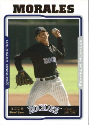 2005 Topps Update  #306 Franklin Morales FY RC - NM-MT  - Image 1 of 2