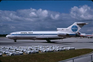 EB12 Original aircraft Slide / Dia Pan Am B727 N3605 - Bild 1 von 1