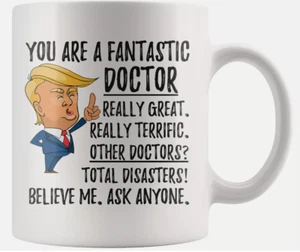 Trump Best Doctor Coffee Mug, Trump Doctor Gifts, Birthday Gift, Dr Gift - Picture 1 of 1