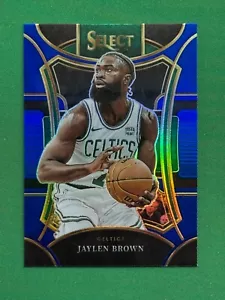 2023-24 Panini Select Mezzanine Blue Prizms Parallel #379 Jaylen Brown - Imagen 1 de 2